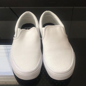 Perf leather Van Slip-Ons